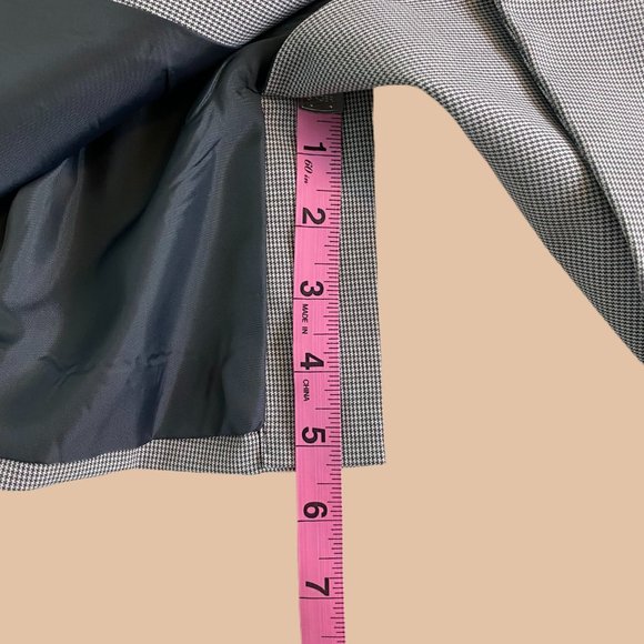 Zara - Houndstooth - Basic Blazer - Size 10 - Picture 8 of 8